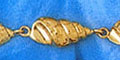 14k gold conch shell bracelet