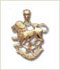 14k gold leo zodiac jewelry
