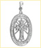 14k white gold religious diamond jewelry