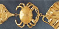 14k gold sea life bracelet