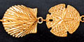 14k gold seashell bracelet