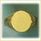 mens signet gold ring