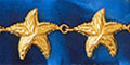 14k gold starfish bracelet