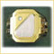 14k two color signet ring