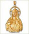 14k gold virgin mary jewelry