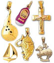 14K Gold Charms