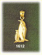 14K Gold Penguin &amp; Chick Charm