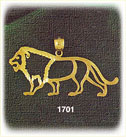 14K Gold Lion Charm