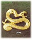 14K Gold Hissing Snake Charm