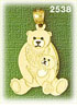 14K Gold Bear w/Cub Charm