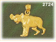 14K Gold Hyena Charm