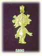 14Kt Gold Girl Charm