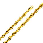 5MM 14K Gold Figaro Chain