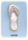 14Kt Gold Mother of Pearl Flip Flop Diamond Pendant