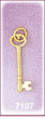 Radiant 14Kt Gold Key Charm