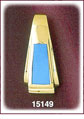 Sophisticated 14Kt Gold Turquoise Slide