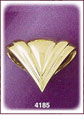 Seashell Heart 14Kt Gold Slide