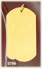 14Kt Yellow Gold Engraveable Dog Tag