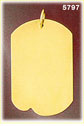 14K Gold Engraveable Dog Tag