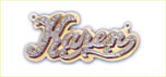 14Kt Gold Personalized Double Plate Diamond Nameplate