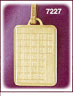 14K Gold 3D Puffed Calendar Charm