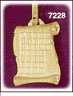 14K Gold 3D Calendar Puffed Charm