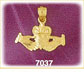 14Kt Gold Irish Claddagh Charm