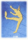 14K Gold Kicker Charm