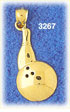 14K Gold Bowling Ball &amp; Pin Charm