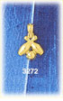14K Gold Bowling Charm