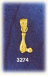 14K Gold 3D Bowling Pin &amp; Ball Charm