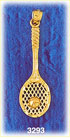 14K Gold Tennis Racket W/Ball Charm