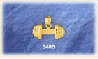 14K Gold Dumbbell Charm