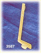14K Gold Hockey Mask, Stick & Puck Charm