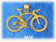 14K Gold Bicycle Charm