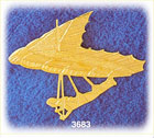 14K Gold Hang Gliding Charm