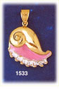 14Kt Gold Sealife Enamel Nautical Charm
