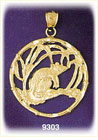14K Gold Chinese Zodiac Rat Charm