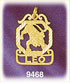 14K Gold Decorative Zodiac Leo Charm