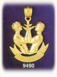 14K Gold Zodiac Gemini Charm